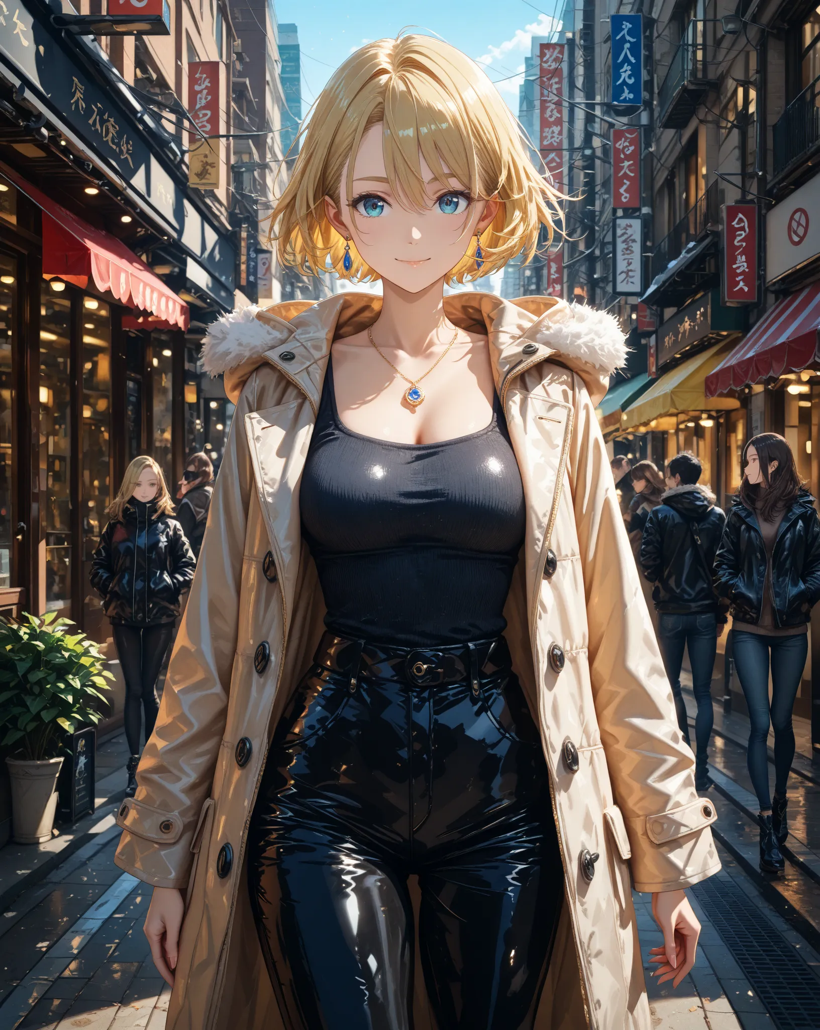 Anime style, super fine illustration, Ultra clear illustration, highly detailed, beautiful detailed, pale tone image, static representation, gentle expression, 8k, super slender fashion model, Ultra beautiful & handsome face, Ultra Cool image, a 23years-ol...