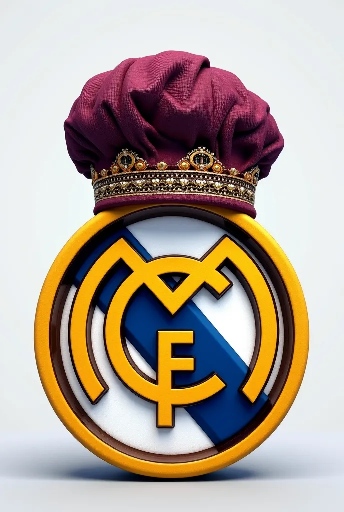 generator HD picture of Real Madrid logo with Muslims cap in top