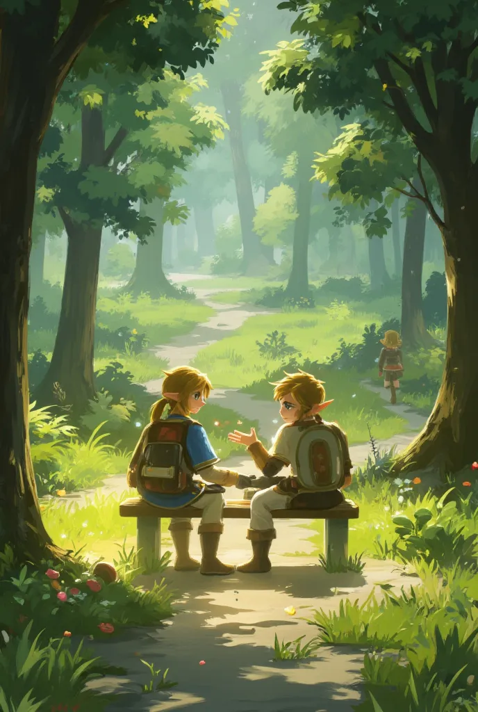 I would like to see Feieren and Link sitting in a park talking