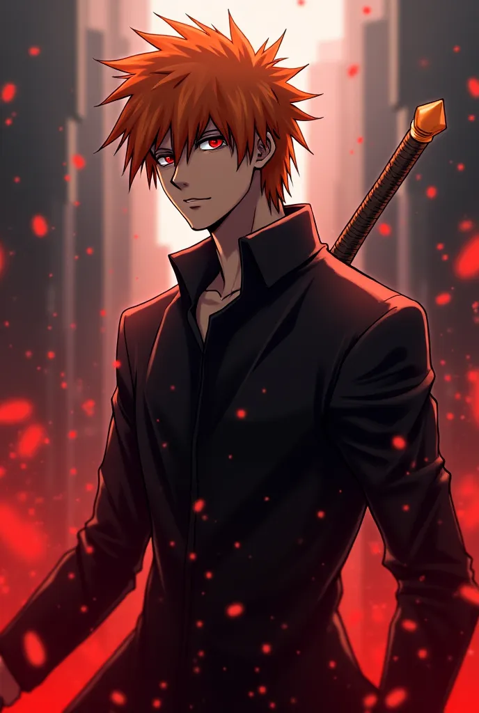 "Hello,  Copilot !  I would like you to create a prompt to generate an image with the following characteristics:

         • Name of the character : [Ichigo Kurosaki]

        • Description of the clothes: [Shinigami Standard Clothing]

        • Imagined ...