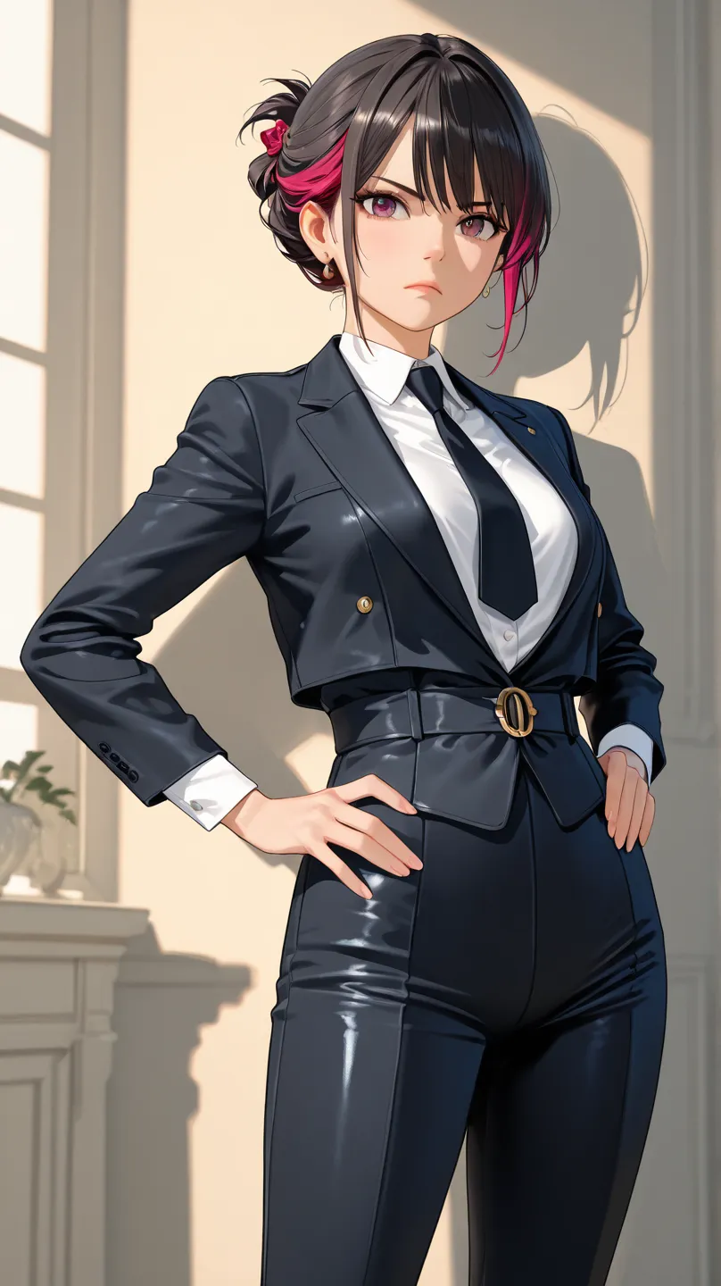 woman wearing a suit