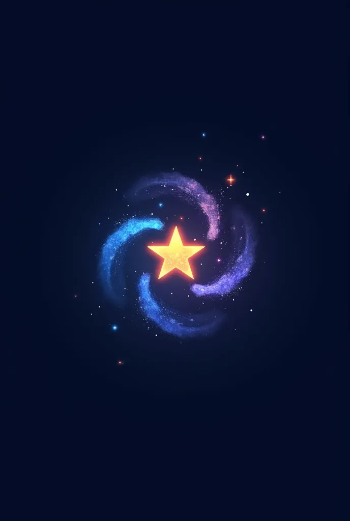 A logo was designed for the Nujoom educational platform to be an animation inspired by Stars and Science