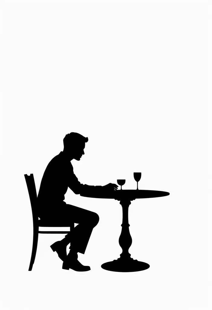 a table silhouette , full white background, black silhouettes, 
Full black flat silhouettes
Hidden details, flat color
Flatcolor!!!, drawing
No shadows, full black silhouette,micro skirt
No lights on the silhouette, no shades
 table
Table, short table