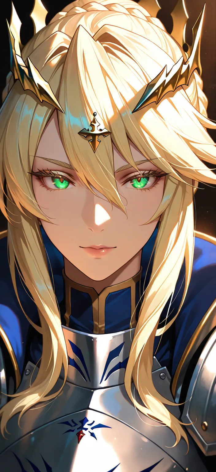 Masterpiece, very aesthetic, vibrant, high contrast, high resolution, ultra detailed, elegant mature woman, knight, artoria Pendragon (lancer), portrait, soft light, best quality, newest, castlevania: nocturne anime style