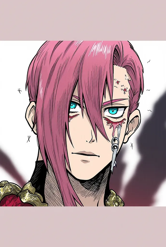  Aparência: Sanzu has long, pink hair, and visible scars on his face, that contribute to his enigmatic and intense appearance.
And shirtless Personality: He is unpredictable , , often demonstrating unstable behavior and a violent side.  However, , he can a...