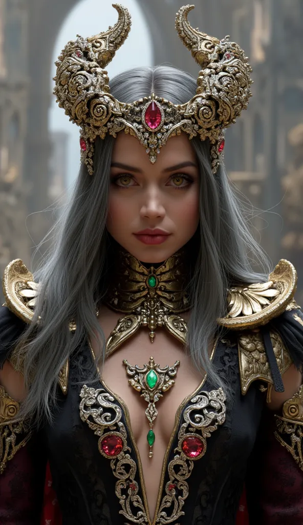 aqui está onea descrição detalhada de **ana de armas As Sindel**,  focusing on  **upper body**, em one estilo ** pc**, incluindo seu greyish silver hair, onea crown mega realista e one cenário de fundo hiper-realista:

---

### **Parte Superior do Corpo de...