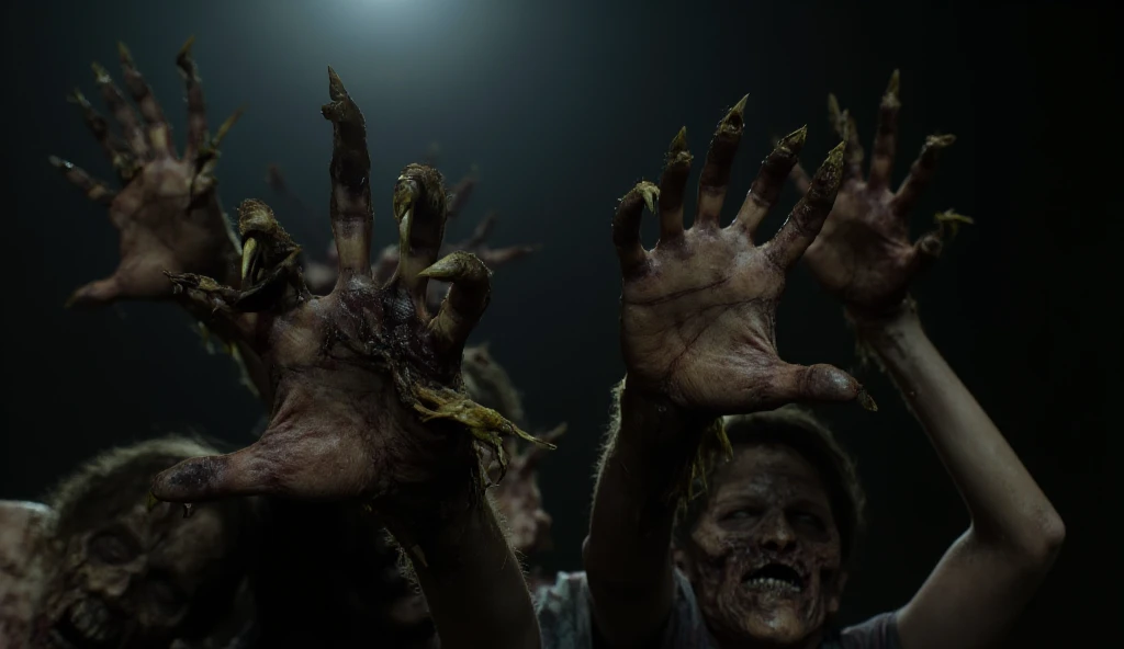 zombie hands horror 4k film cinematografic