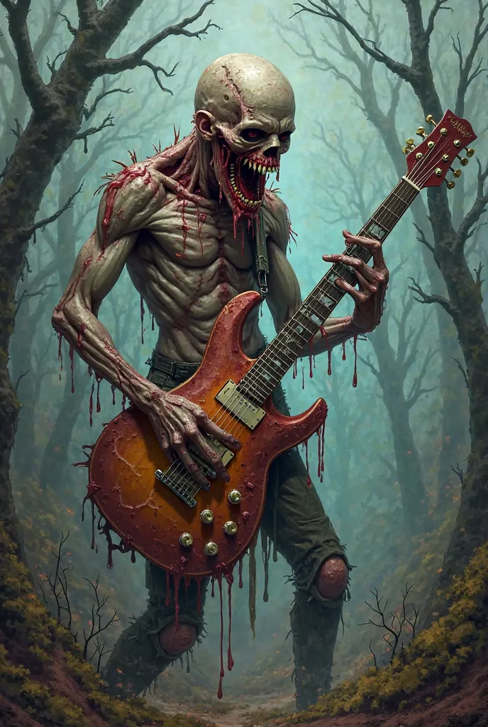 ☠️CHALLENGE ACCEPTED ☠️
THEME sugar zombie, guitar any style 

