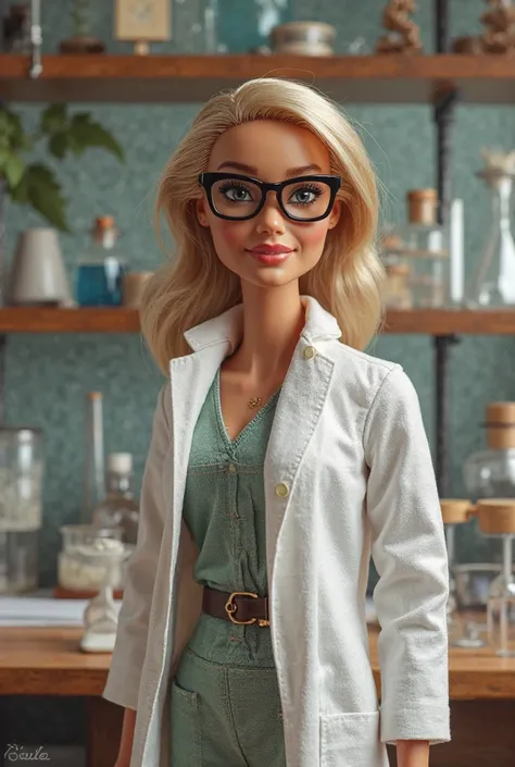 Une poupée barbie inspiré de la scientifiste mary stopes 