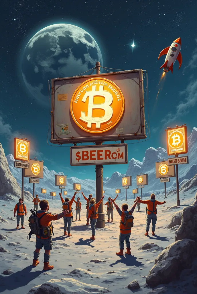 On one side make it a meme be more innovant make signs everywhere with beercoin logo and $BEER tag you can make it on a trip to moon with rocket