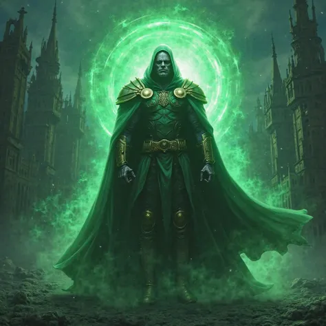 Dr. Doom felt a green aura