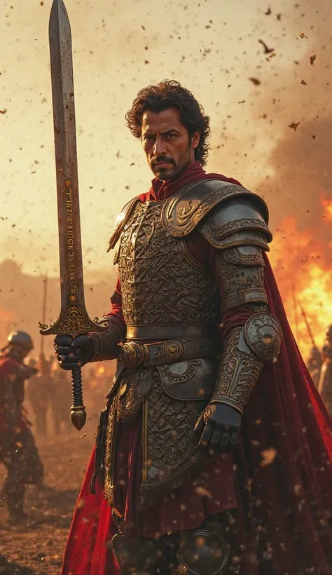 Imran Khan: The Rebel Warrior

"A battle-worn warrior with piercing eyes, Imran Khan stands tall on the battlefield, his armor gleaming under the sun. Holding a legendary sword with ‘Justice’ engraved on it, he leads his army of truth-seekers against the f...