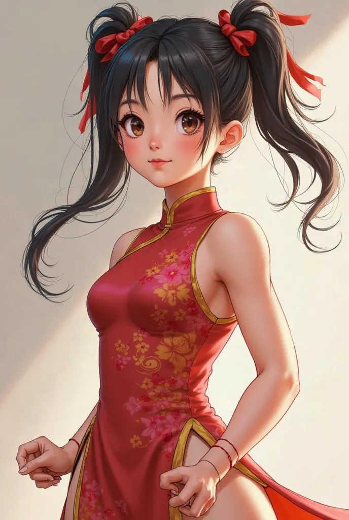 Ling Xiaoyu is immediately striking with her blend of youthful charm and martial arts athleticism. She is a petite, athletic Chinese ager with a light, almost porcelain complexion that accentuates her soft, delicate facial features. Her large, almond-shape...