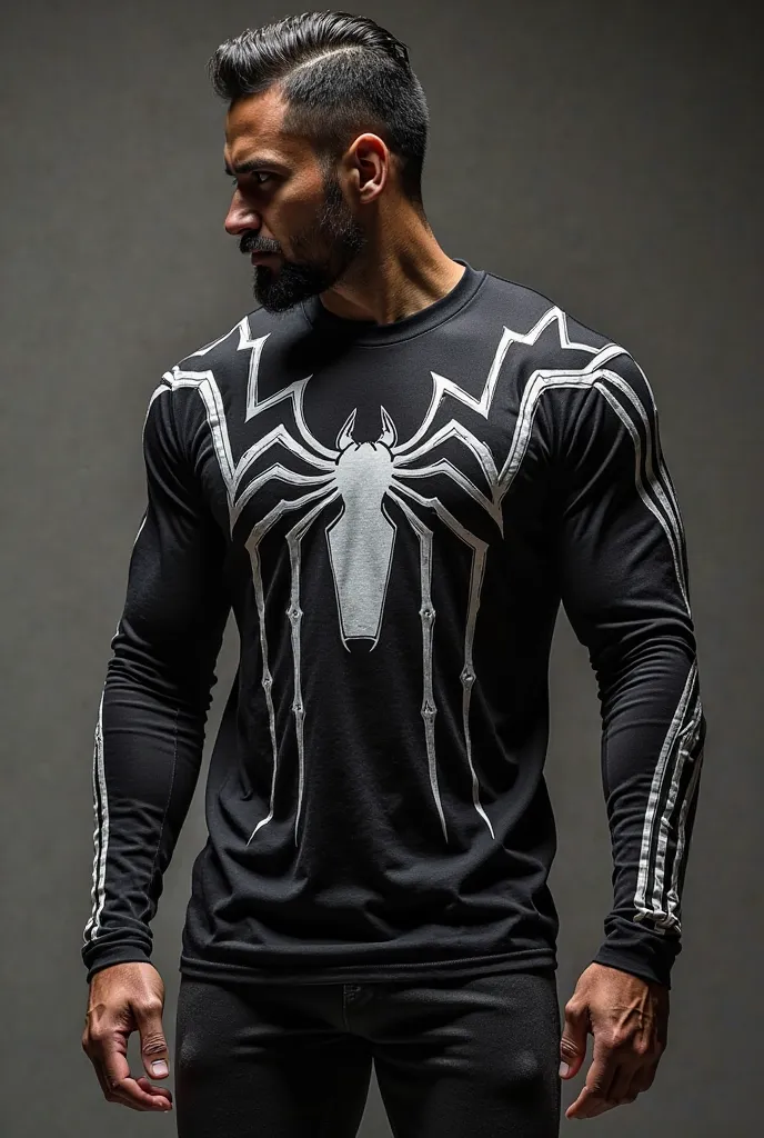 Long-sleeved sports t-shirts, both in terms of style and functionality very popular. A modern aggressive rebellious solitude theme design, especially when combined with Spider-Man and Venom style details, can become a remarkable piece of clothing. This typ...