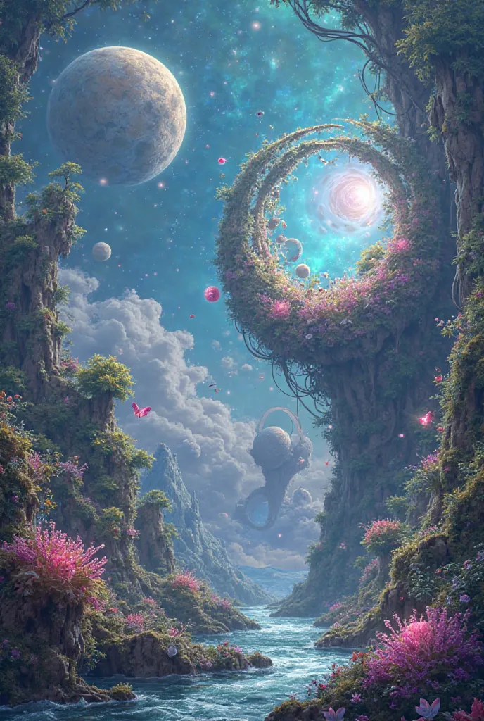 Imagination of planets and nature