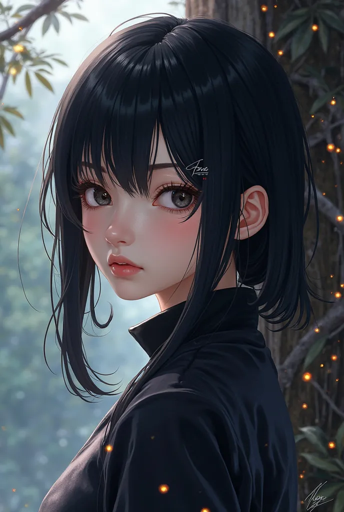    anime with black hair