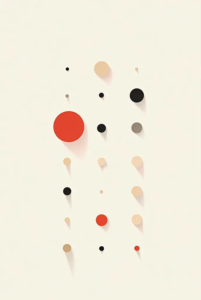 Gestald's laws with dots to represent graphically 