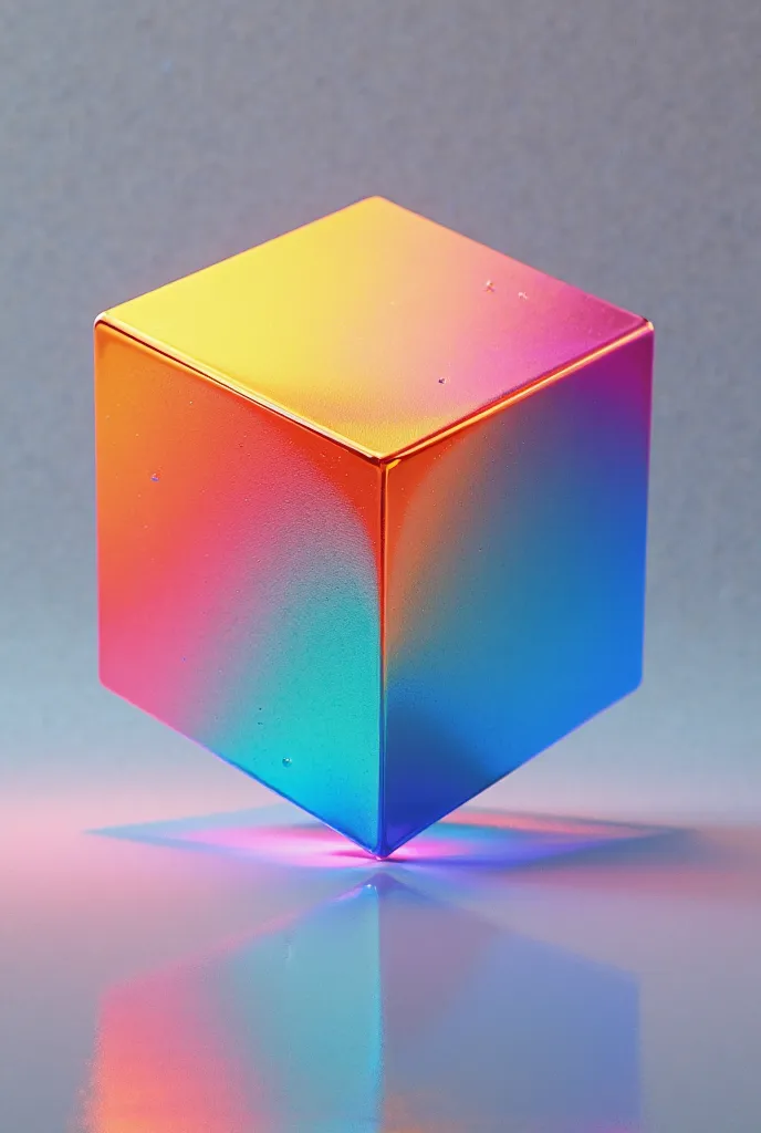 I wanted an image of a three-dimensional cube with attractive colors