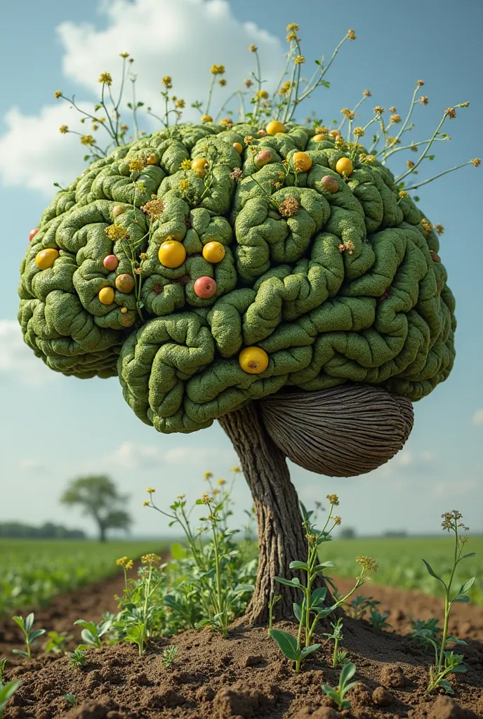 "Would you combine these brain photos you created with the Agronomy field for my book Next Generation Brainstorming" Would you combine the; Can you create photos of your brain that are of interest to me in the form of identification with the Professional O...