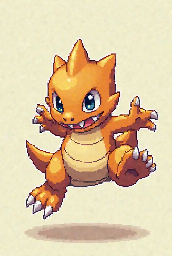 32x32 sprite of agumon