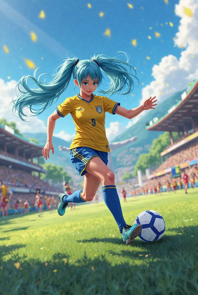 Hatsune Miku Brazilian football