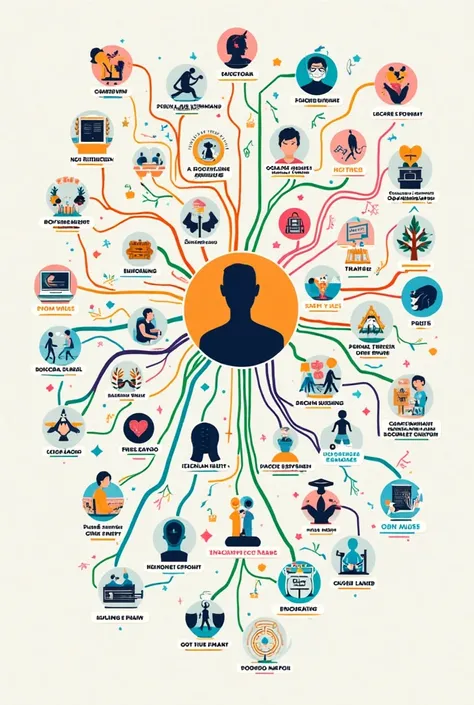 mind map with the following words inclusion , curriculum , education ,  Prevention , motivation,  recreation   , Exercise, habits , 
Welfare , endurance 
