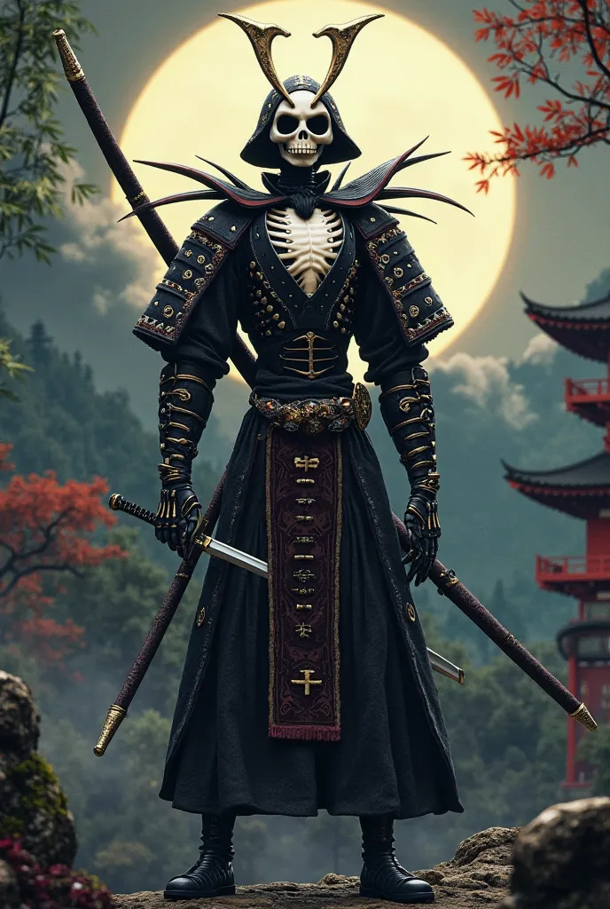 Jack skellington en samourai