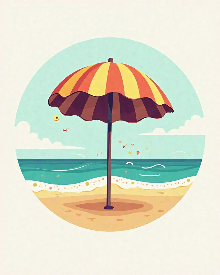 Create a logo for Instagram for my highlights. It's about the beach bars in Zandvoort.