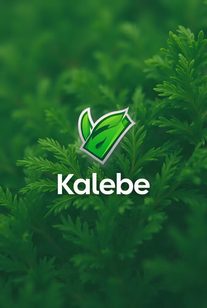 Create logo brand color green Kalebe Cell cell phones 