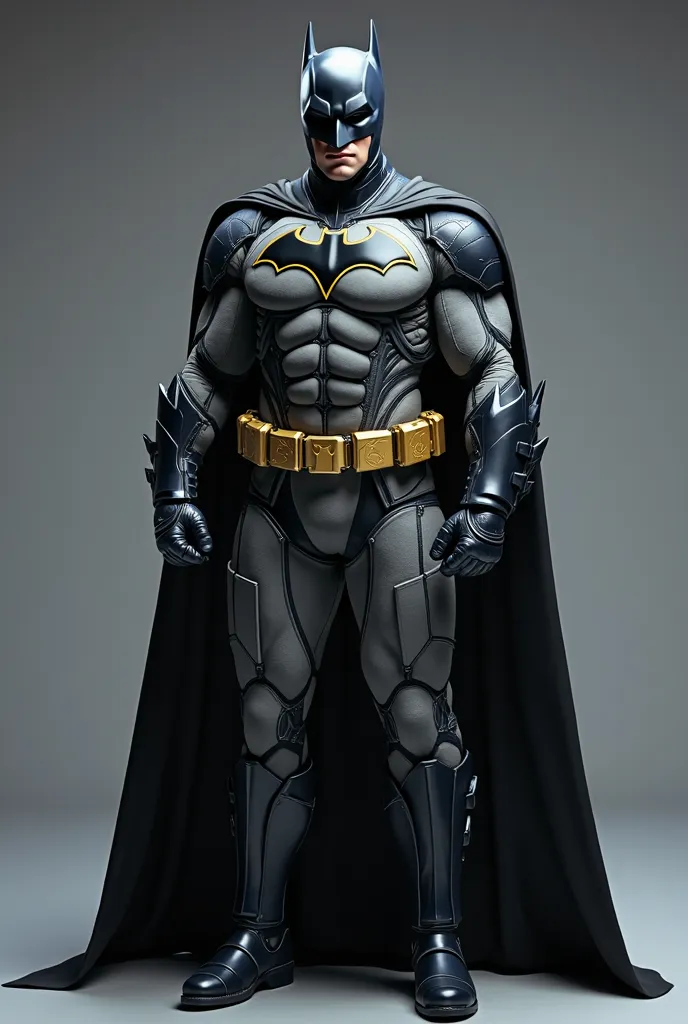 This Batsuit fuses technology and tradition, making Batman a symbol of fear and hope.

The cowl merges Bale’s silhouette with Affleck’s shorter ears for a refined menace.

Keaton’s design and Affleck’s proportions shape this modern yet respectful cowl.

Th...