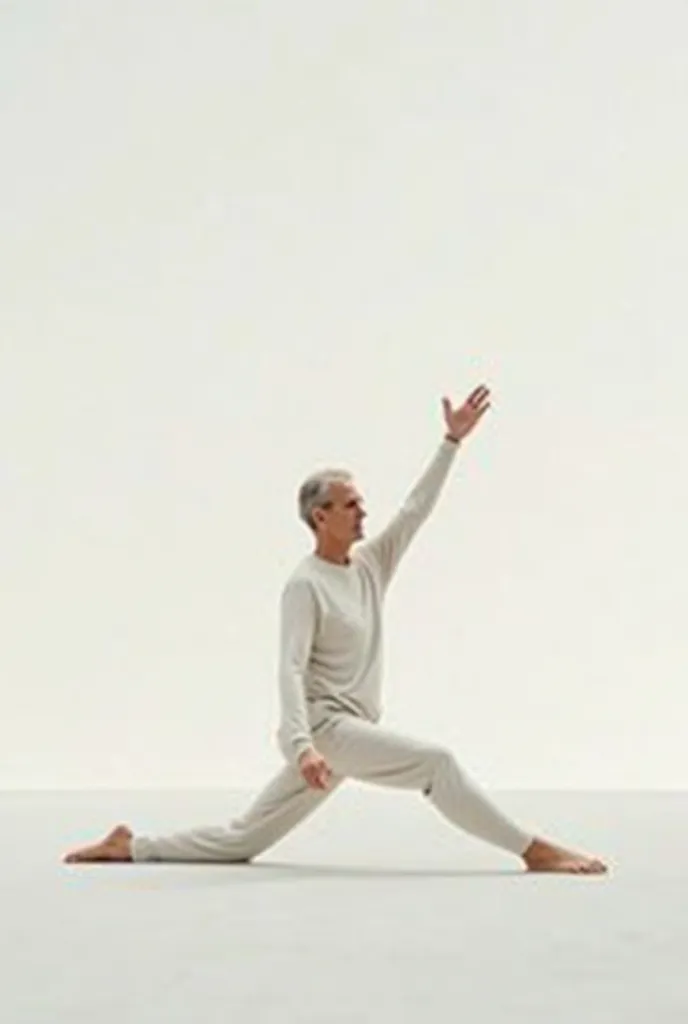 person stretching their legs, with a clear background