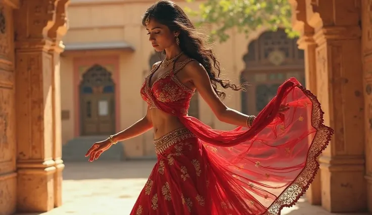 Registhan me leti Hui ek Indian types ki beautiful ladki nach rhi hai uski boobes dikahi de rha hai or choti choti dress me hai 