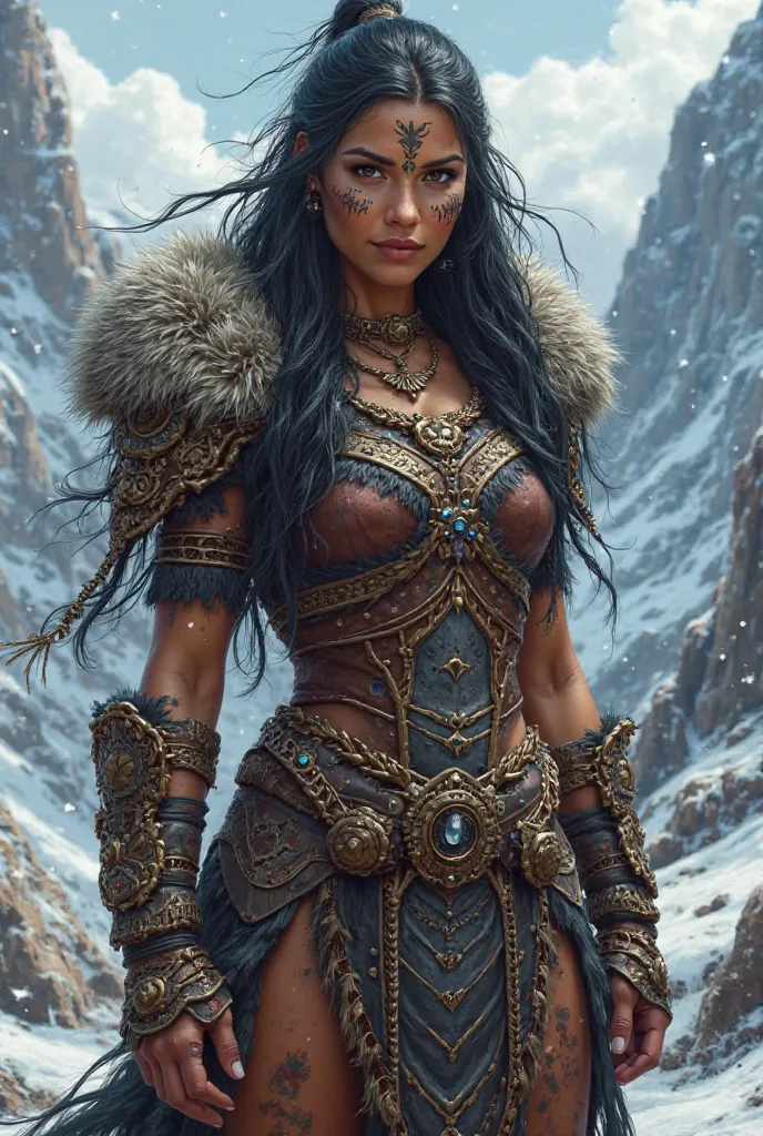 Make a Pocahontas Viking warrior 