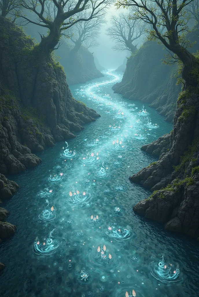 You could make a river of souls like the one in myths?