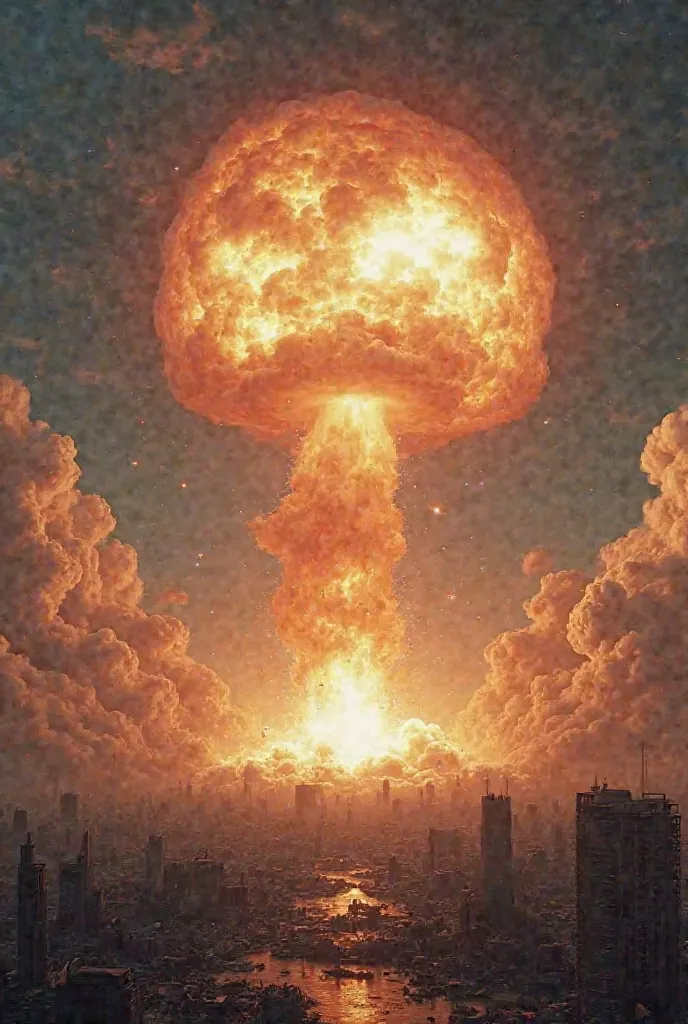 Nuclear bomb explosion