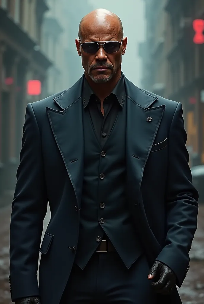 Make the hero Nick Fury black