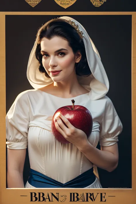 masterpiece, better quality, cinematographic photo , Brett Cooper is Snow White, sexy ,((usando cosplay de baranca de neve)), ((white skin)), ((SNOW WHITE'S BLACK HAIR)), ((Perfect bust)), ((Large bust )), ((usando cosplay de baranca de neve)), ,((posing p...