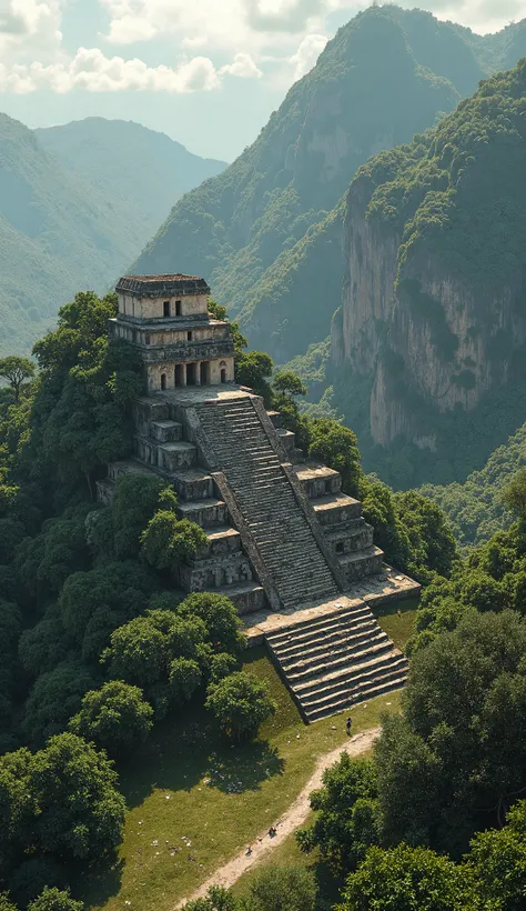 Ruins near Shunantunich in Belize.