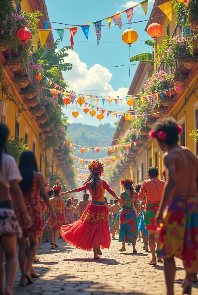 Another one where you can see a Colombian festival
