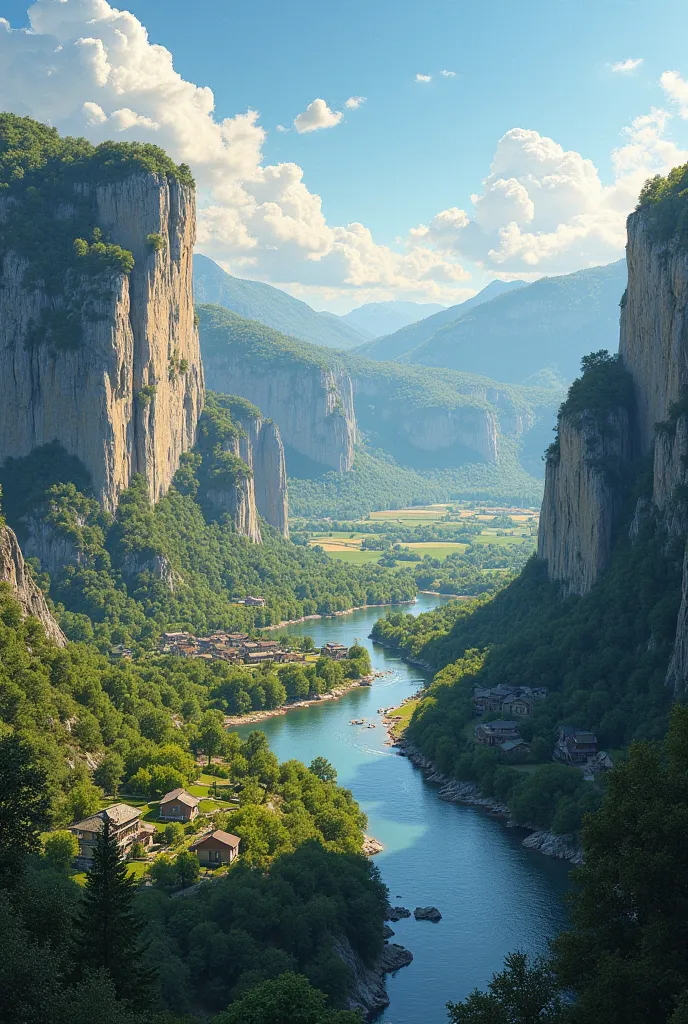 Landscape of Ardèche