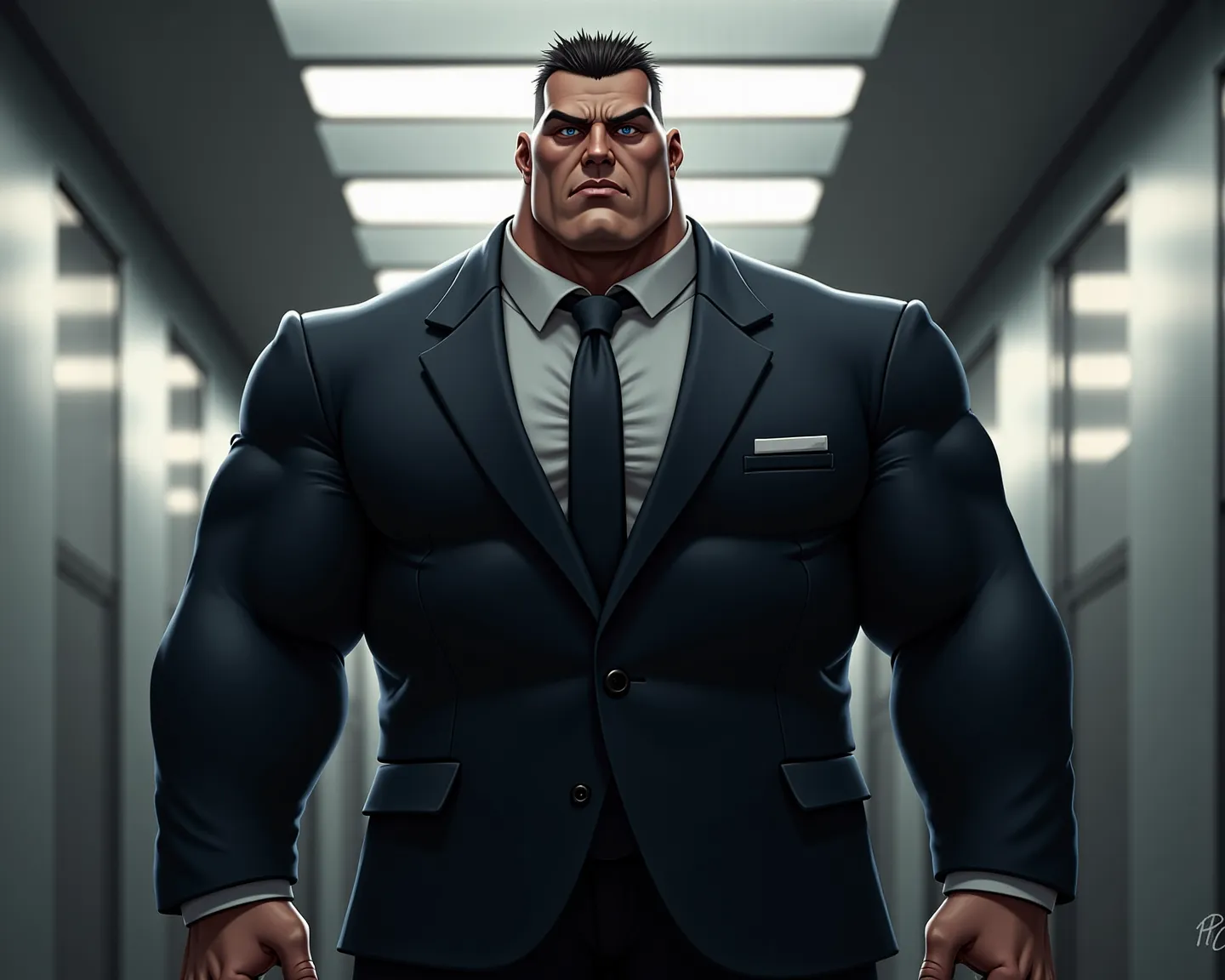 　tall muscle bodyguard 