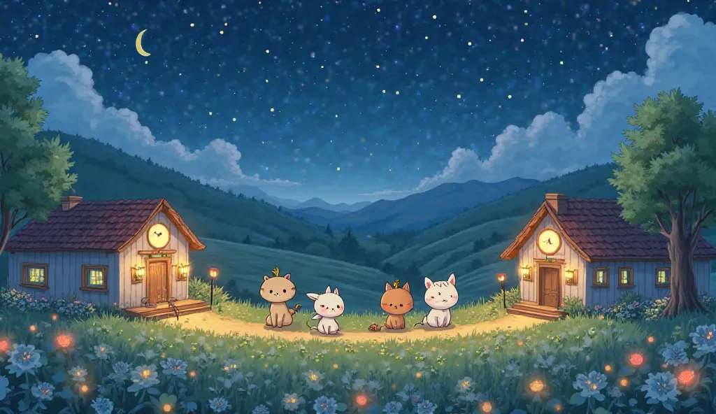 nights
ranching
cute
anime style