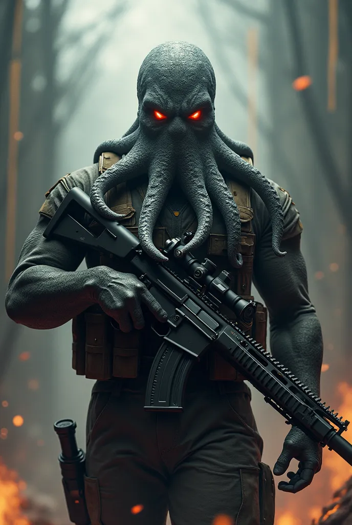 The octopus logo of the Army carrying a long-barreled SS1 rifle and below it is written the 7th Anniversary of ALGAPASA