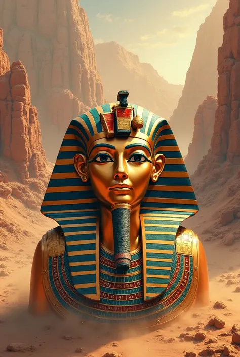 tutankhamun mask
And write 
Real Sainai CF 