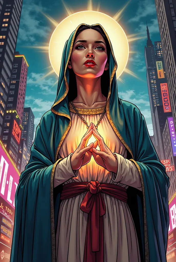 american comic art, virgin mary