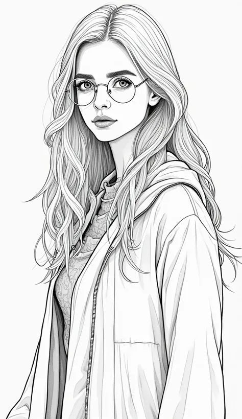 black and white harry potter style drawings for coloring clear outline no gray a little bit of minimalism