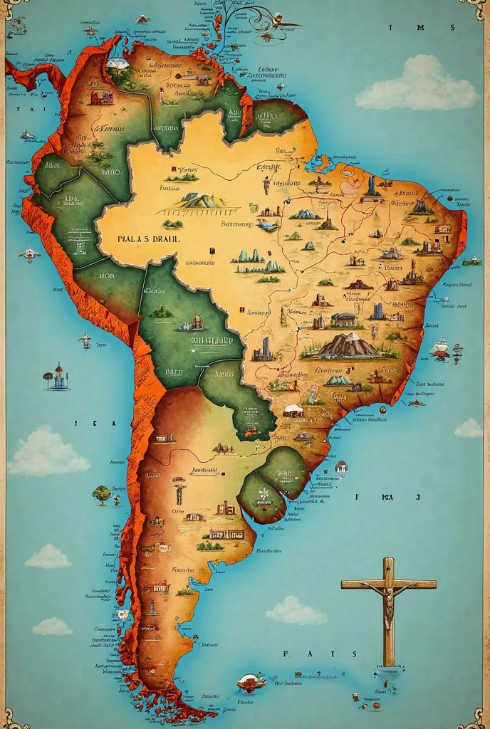 map of Brazil