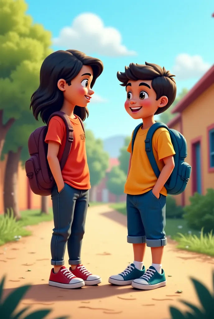  characters:
 * Sofia: A young student passionate about the future.
 * Carlos: A young person interested in the development of their community.
stage: An after-school park.
dialogue:
 * Sofia: Hello, Carlos! I was reading about development and I was wonder...