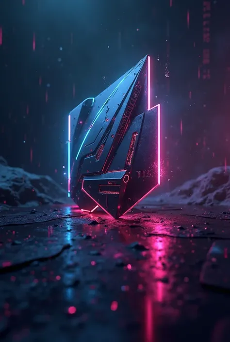 vector logo 2d, [W/\7]{3R], modern, computer, binary, 4k,cyberpynka highly detailed, 4k, photorealistic vector logo with futuristic cyberpunk aesthetic, sleek and minimalist design, dynamic angles, glowing neon lines, binary code, metallic textures, moody ...