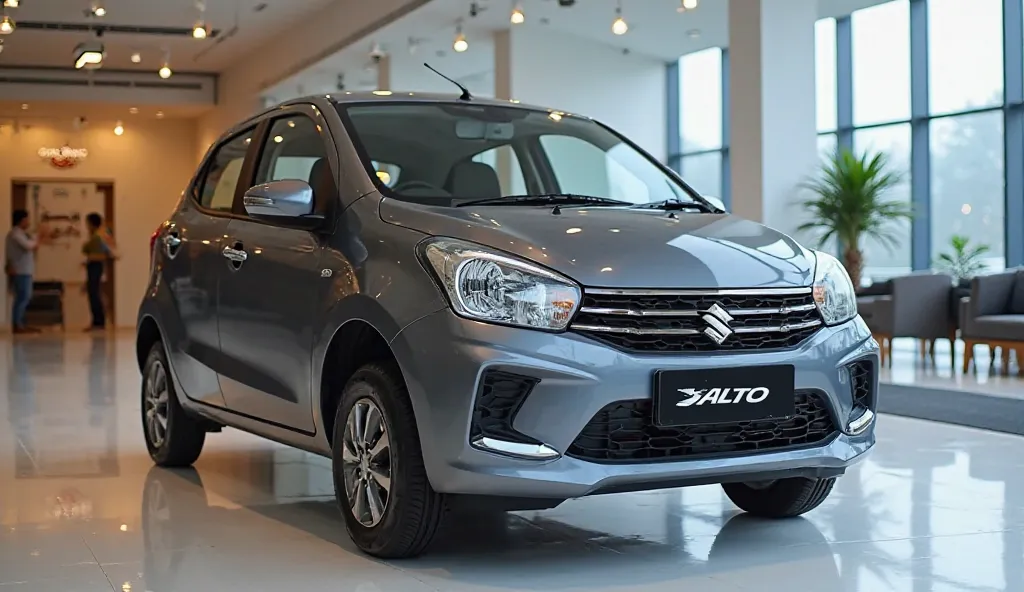 2025 Maruti Suzuki Alto GREY colour front view and showroom